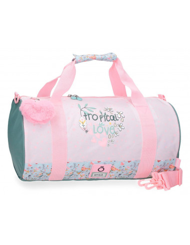 9643021 TRAVEL BAG 41CM. TROPICAL LOVE